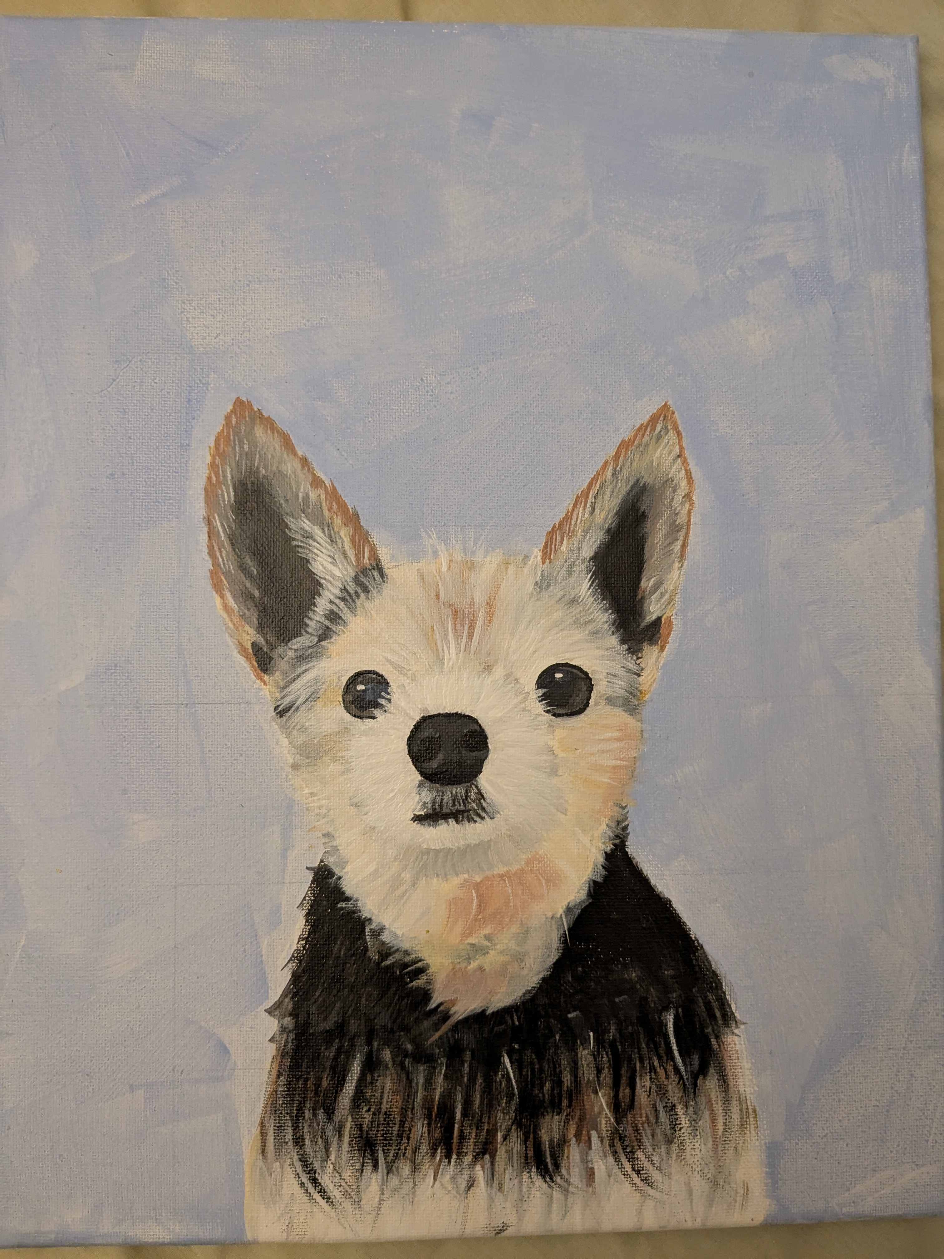 Painting of Riley